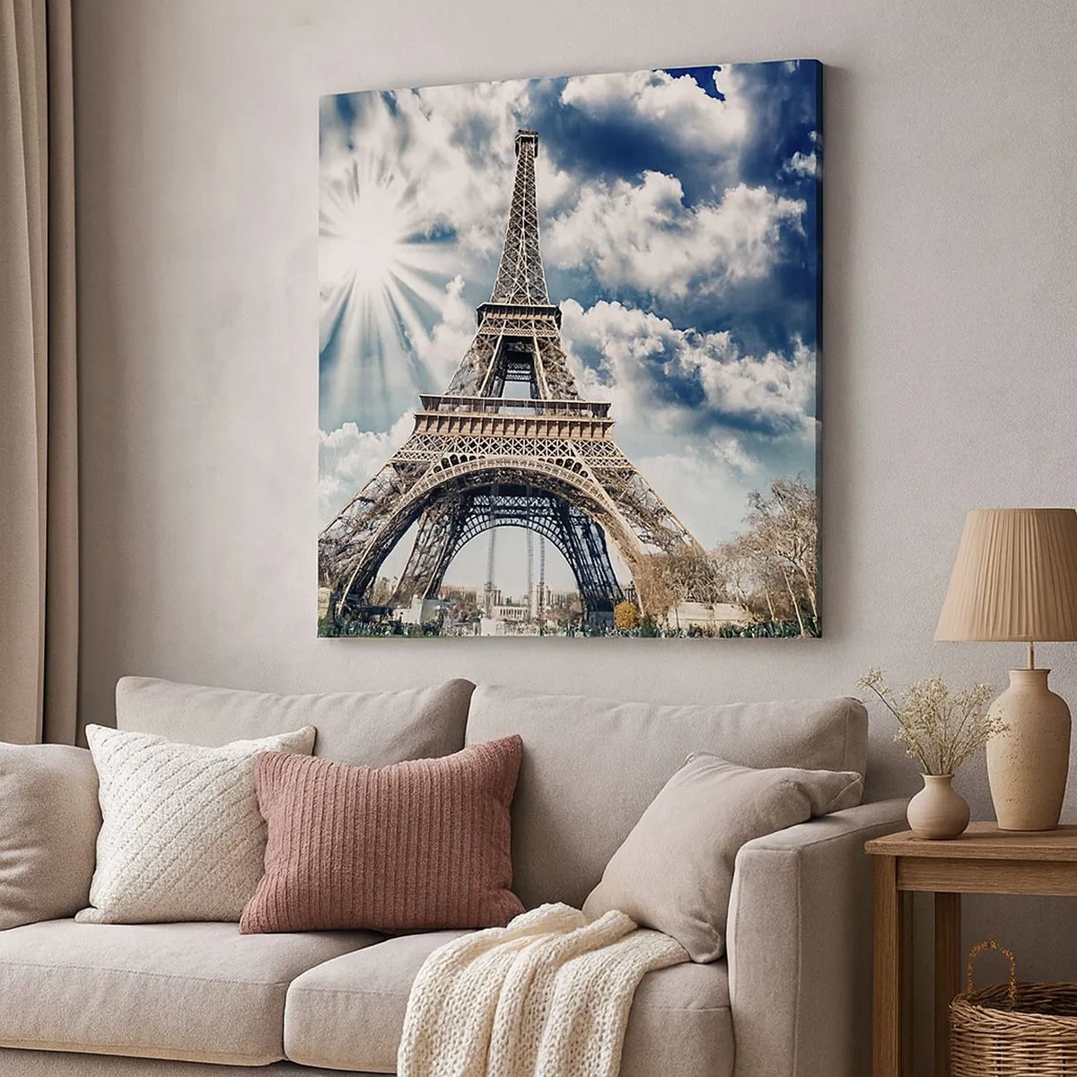 Cuadro sobre lienzo - Impresión de Imagen - Única bajo el sol - 30x30 cm