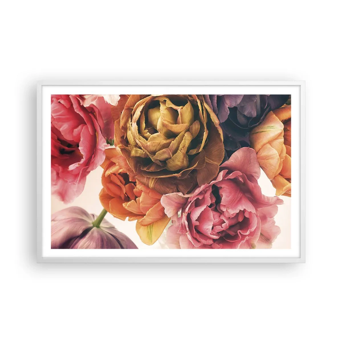 Póster en marco blanco - Celebración de la vida - 91x61 cm