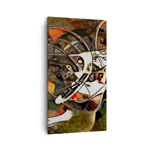 Cuadro sobre lienzo - Impresión de Imagen - ¿Oyes el movimiento? - 45x80 cm
