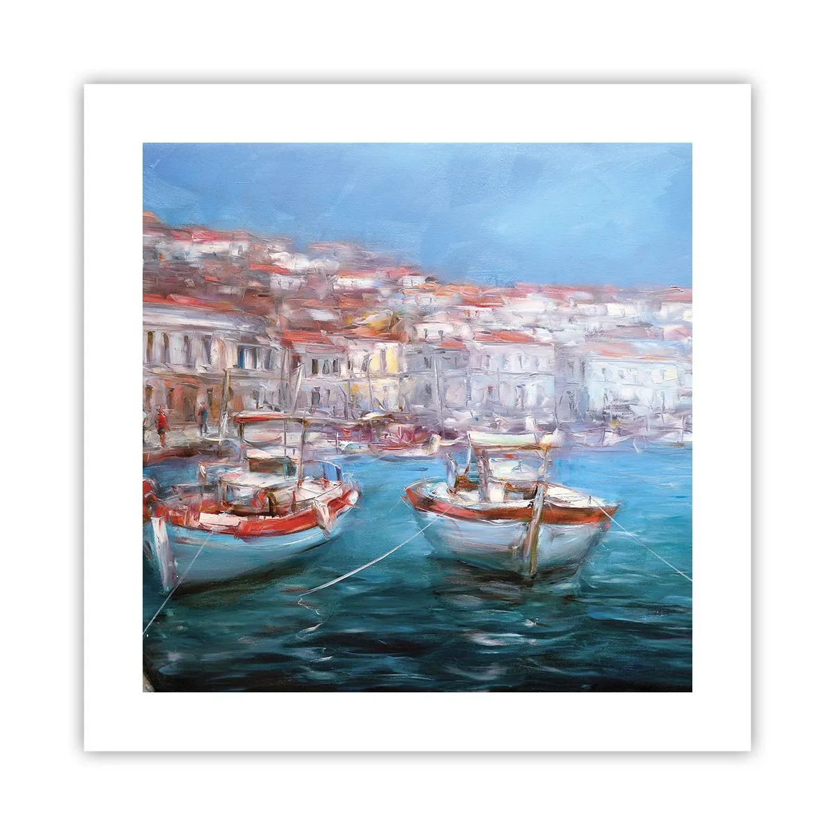 Póster - Bahía italiana - 40x40 cm