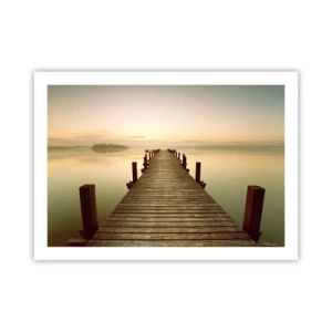 Póster - Antes del amanecer, al amanecer, la luz - 70x50 cm