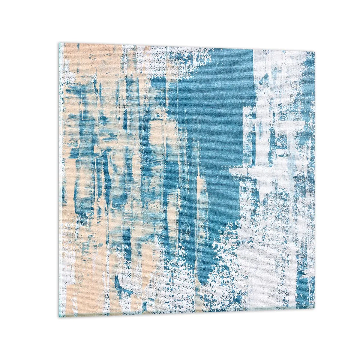 Cuadro sobre vidrio - Impresiones sobre Vidrio - A través de un carámbano - 40x40 cm
