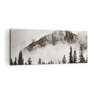 Cuadro sobre lienzo - Impresión de Imagen - Gobernante de granito - 100x40 cm