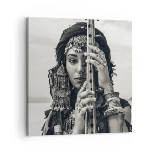 Cuadro sobre lienzo - Impresión de Imagen - La música propia de Oriente - 50x50 cm