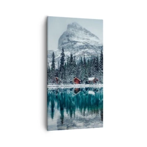 Cuadro sobre lienzo - Impresión de Imagen - Retiro canadiense - 55x100 cm