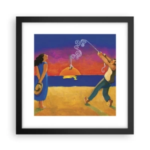 Póster en marco negro - Mucho más que una estrella del cielo - 30x30 cm