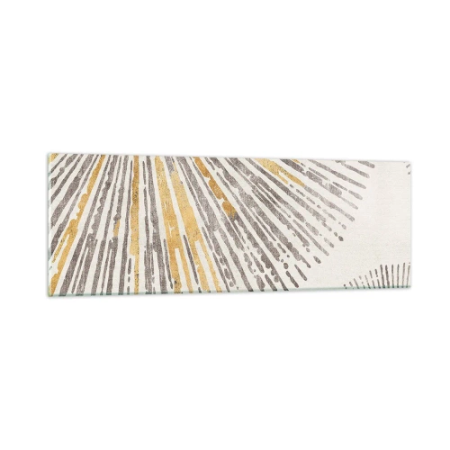 Cuadro sobre vidrio - Impresiones sobre Vidrio - Belleza lineal - 90x30 cm