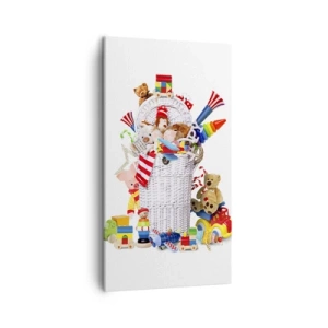 Cuadro sobre lienzo - Impresión de Imagen - Tesoros para los más pequeños - 45x80 cm