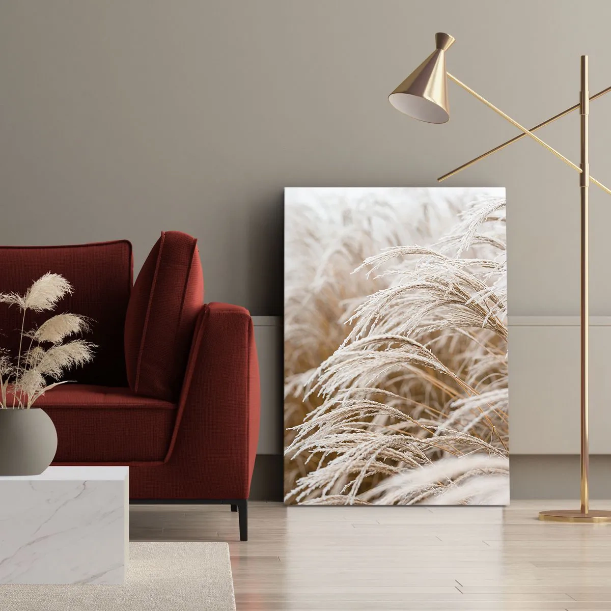 Cuadro sobre lienzo - Impresión de Imagen - El sol de otoño - 70x100 cm