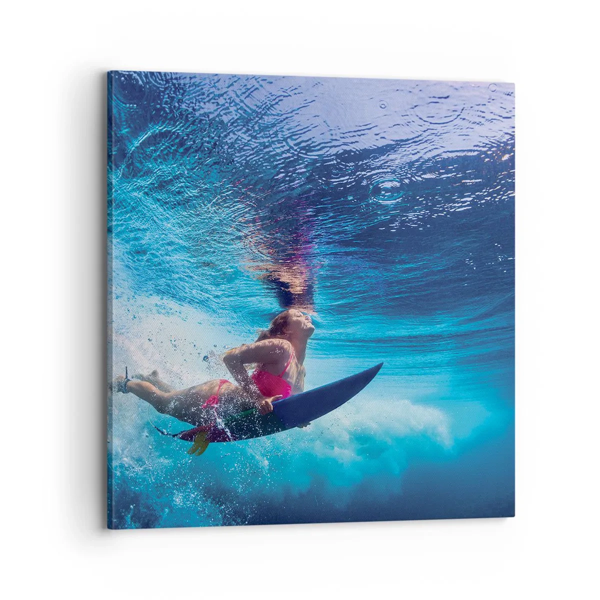 Cuadro sobre lienzo - Impresión de Imagen - La profundidad de la alegría - 70x70 cm