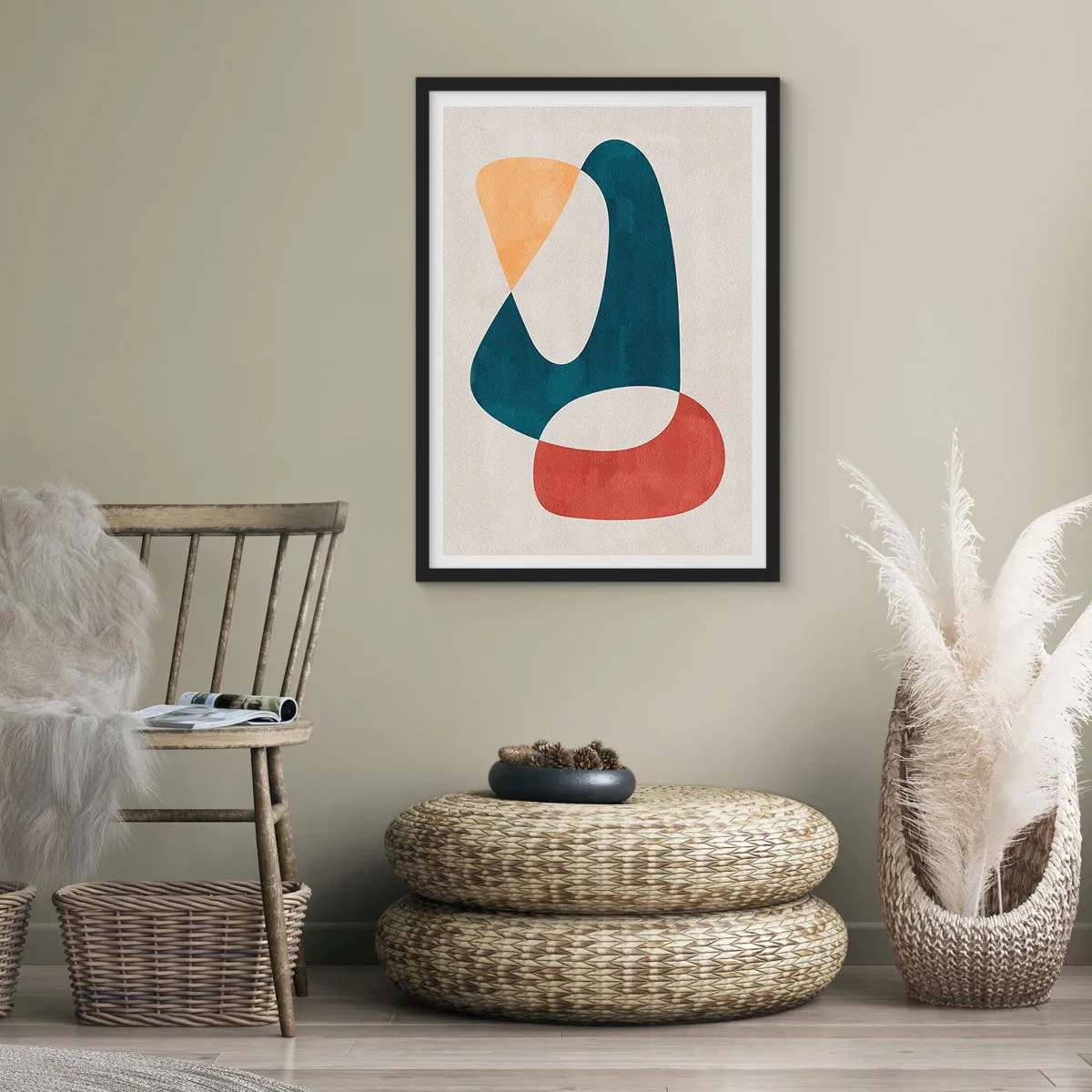 Póster en marco negro - Influencias y metamorfosis - 61x91 cm