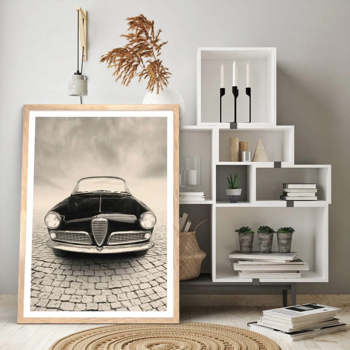 Póster en marco roble claro - ¿Y cómo no quererme? - 40x50 cm