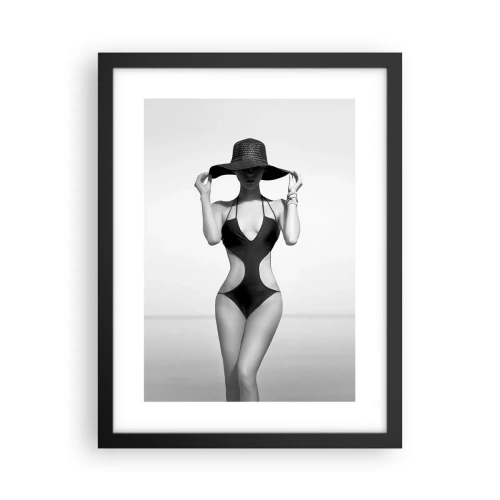 Póster en marco negro - Mi nombre es Elegancia - 30x40 cm