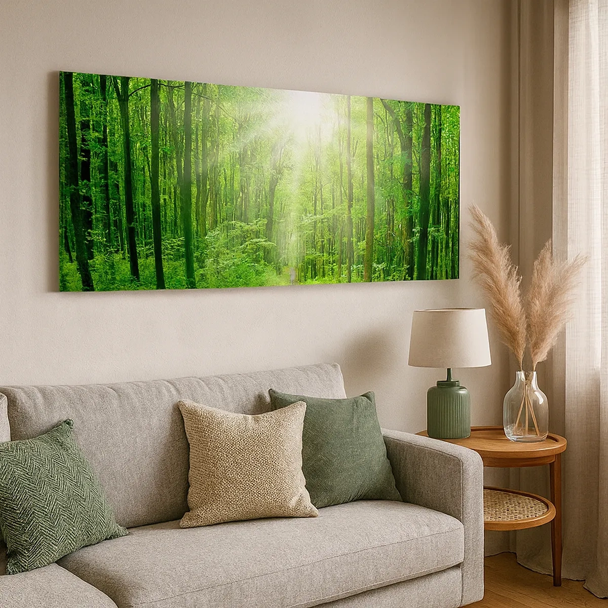 Cuadro sobre lienzo - Impresión de Imagen - Catedral verde - 30x30 cm