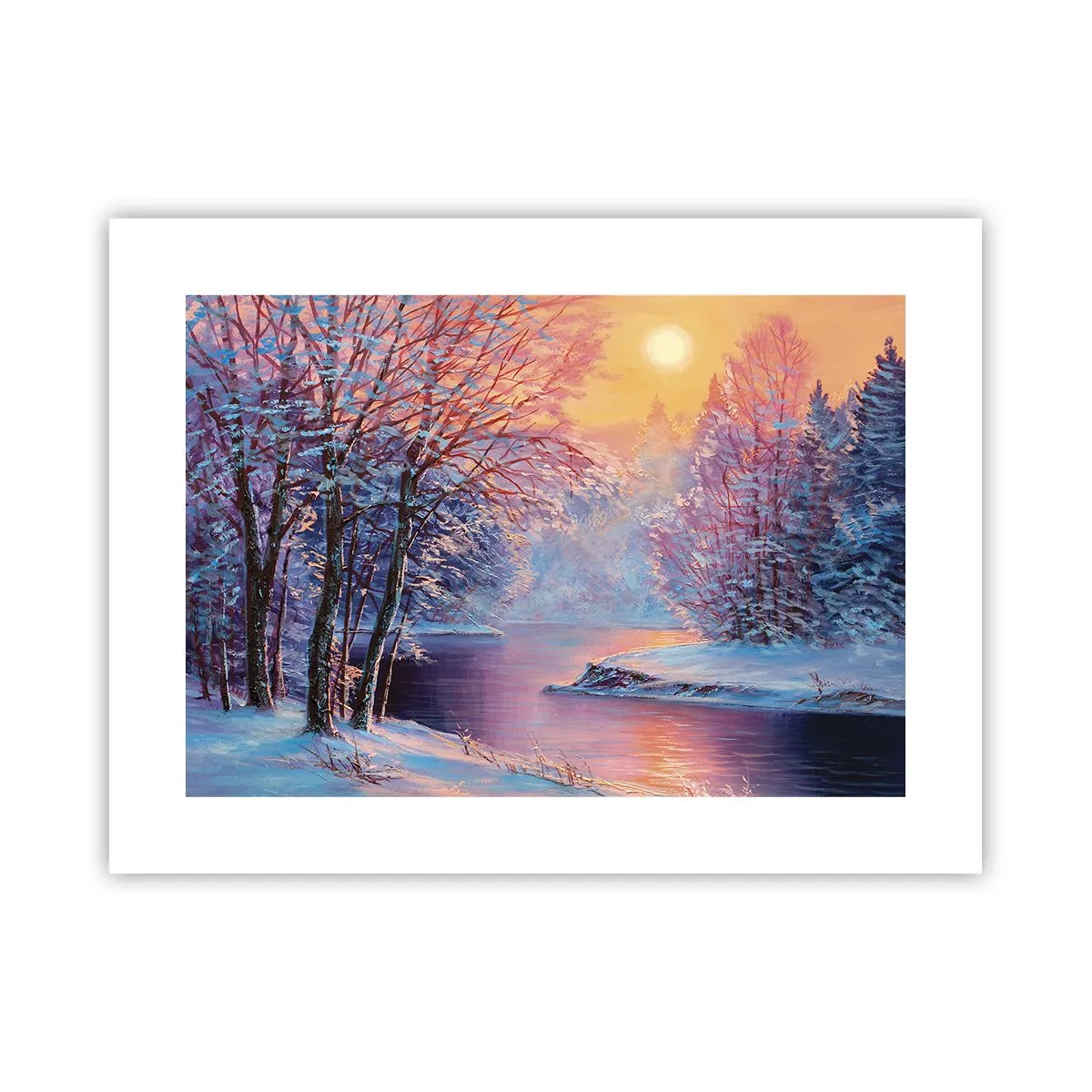 Póster - Colores del invierno - 40x30 cm