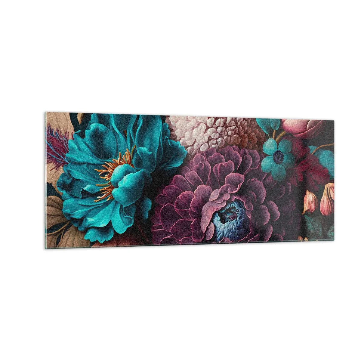 Cuadro sobre vidrio - Impresiones sobre Vidrio - Naturaleza en abundancia - 100x40 cm