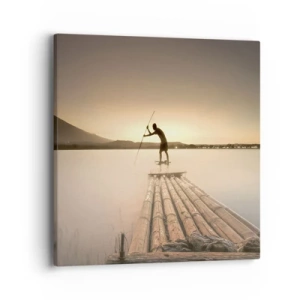 Cuadro sobre lienzo - Impresión de Imagen - Antes del descanso - 40x40 cm