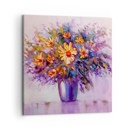 Cuadro sobre lienzo - Impresión de Imagen - Huele dulce, parece dulce - 60x60 cm