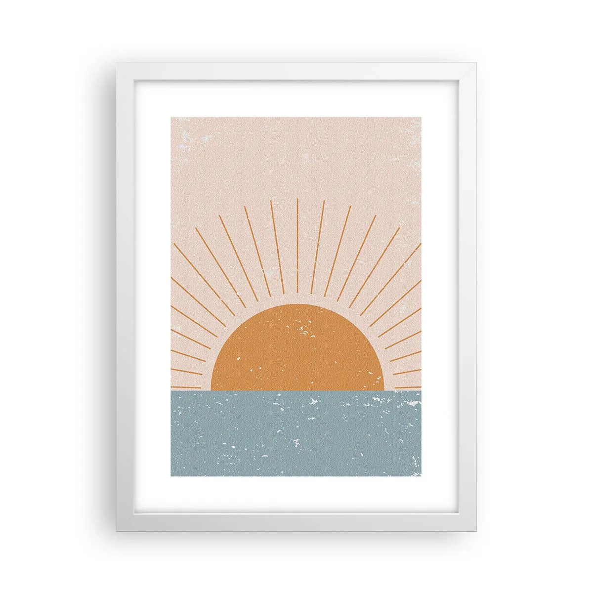 Póster en marco blanco - La maravilla de cada día - 30x40 cm