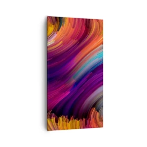 Cuadro sobre lienzo - Impresión de Imagen - El comienzo de un nuevo mundo - 55x100 cm