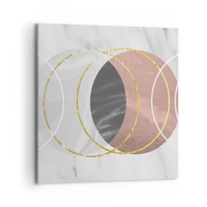 Cuadro sobre lienzo - Impresión de Imagen - Música de las esferas - 60x60 cm