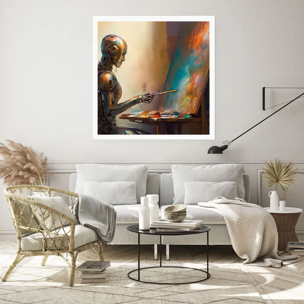 Póster - Arte del futuro - 40x40 cm