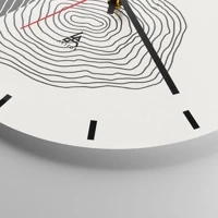 Esfera sin numeración, con rayas