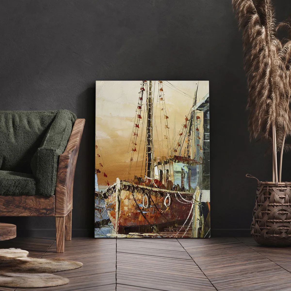 Cuadro sobre lienzo - Impresión de Imagen - Regreso pacífico - 45x80 cm