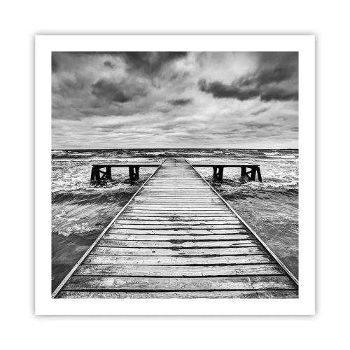 Póster - Estoy esperando que sople el viento... - 60x60 cm