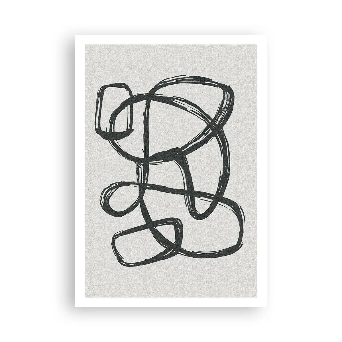 Póster - Abstracción en bucle - 70x100 cm