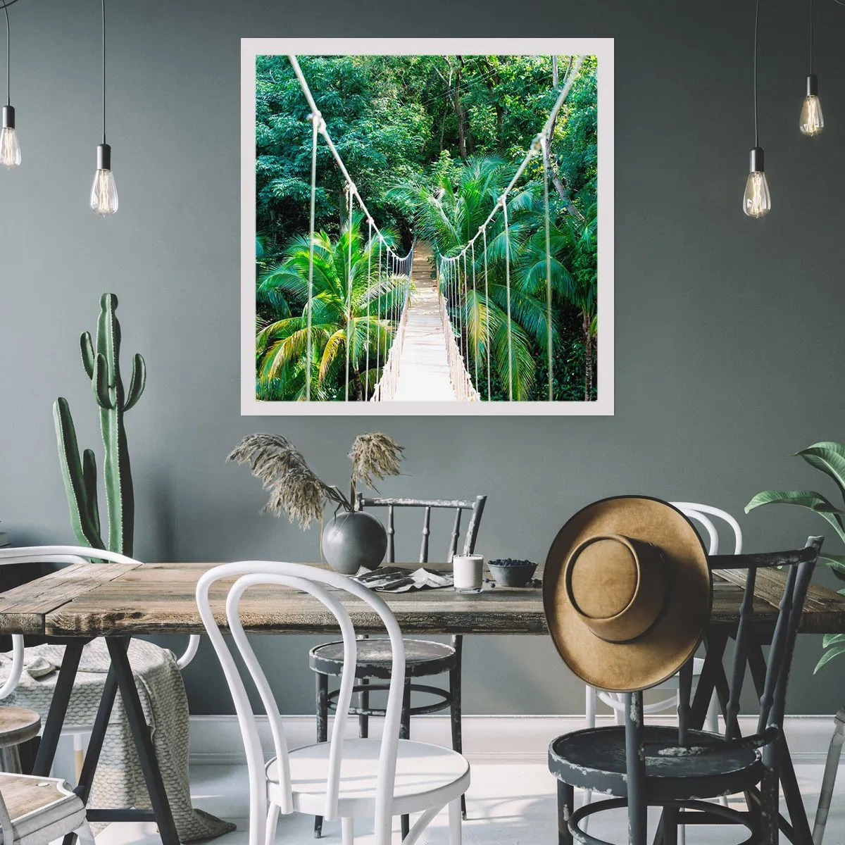Póster - ¡Bienvenido a la selva! - 30x30 cm