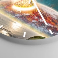 Esfera sin numeración, con rayas