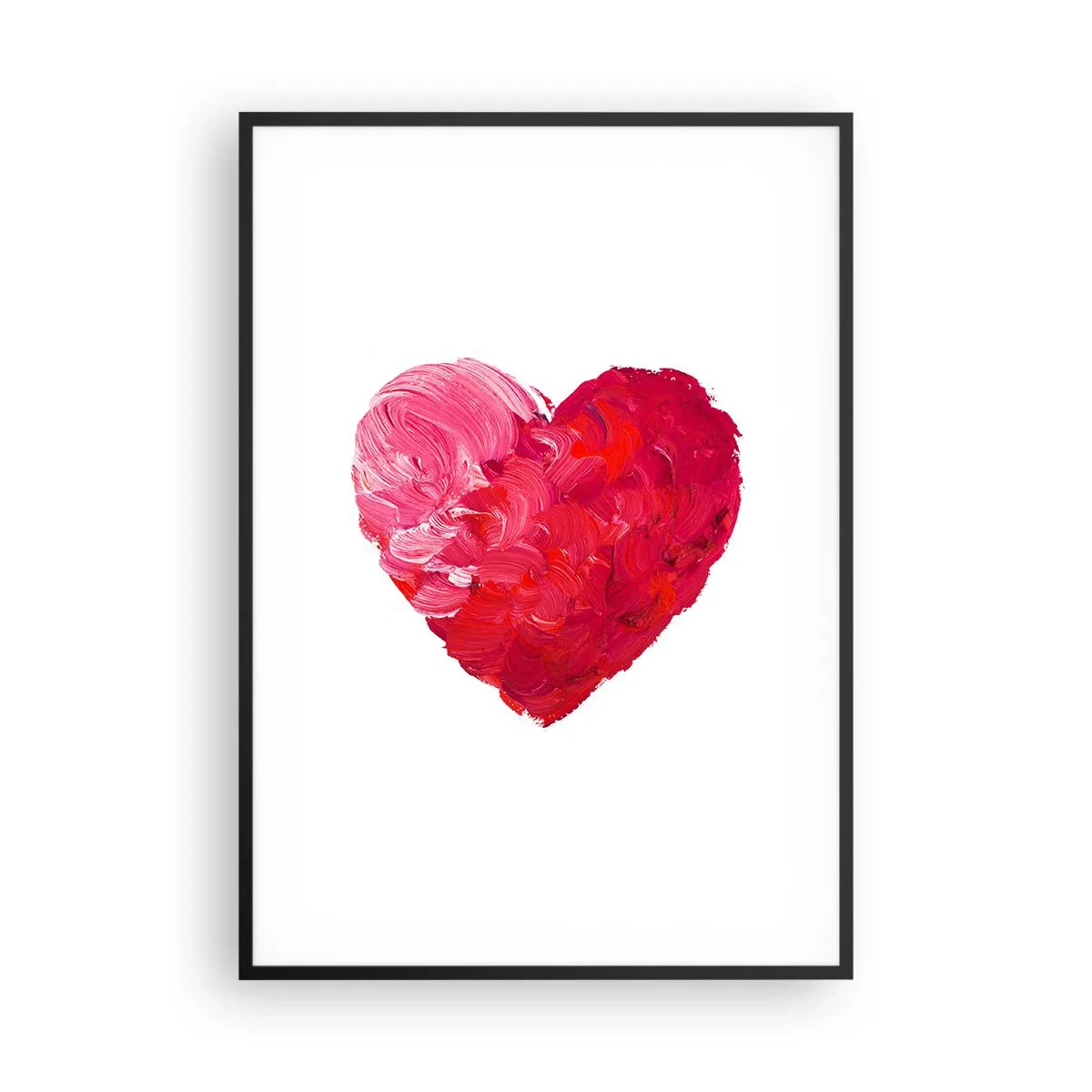 Póster en marco negro - All you need is love - 70x100 cm