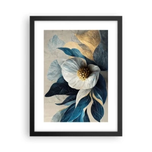 Póster en marco negro - Con un corazón de oro - 30x40 cm