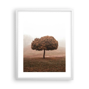 Póster en marco blanco - Después de un verano ajetreado - 40x50 cm