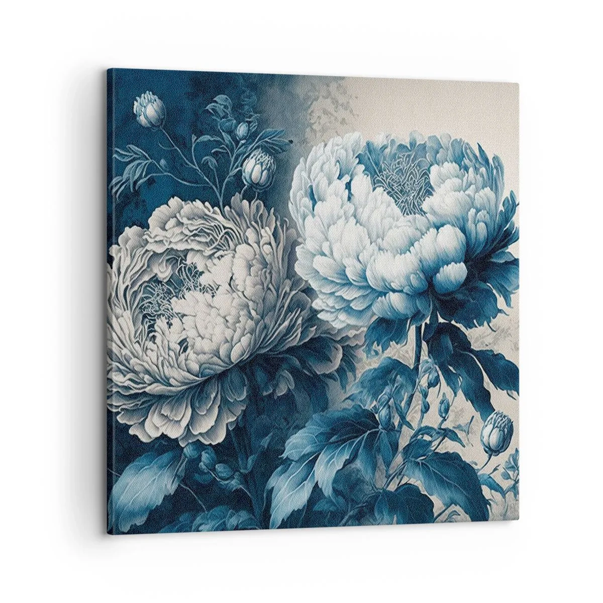 Cuadro sobre lienzo - Impresión de Imagen - Una pareja unida - 60x60 cm