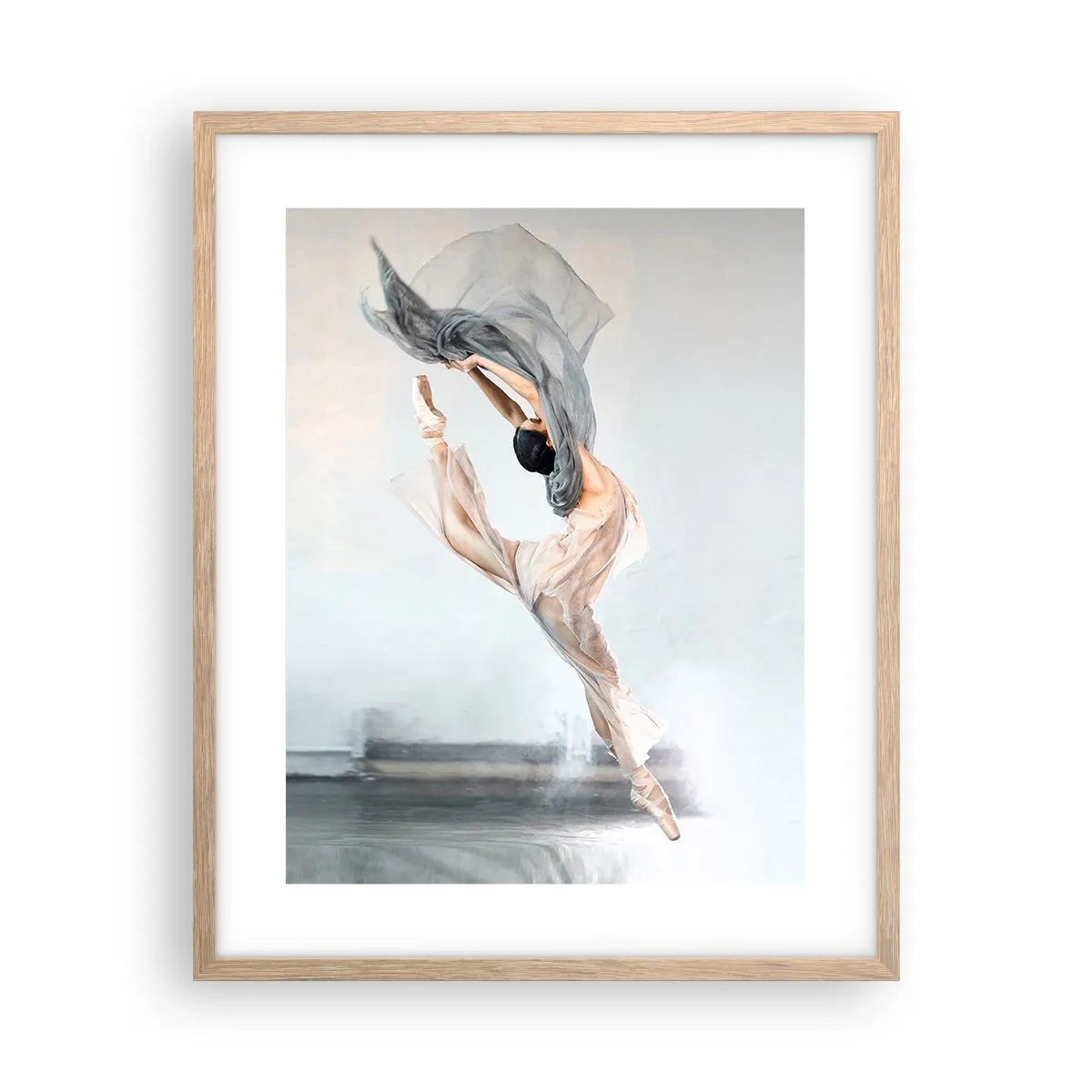 Póster en marco roble claro - En el arrebato de la danza - 40x50 cm