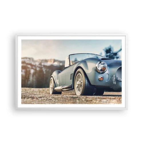 Póster en marco blanco - Porque el estilo importa - 91x61 cm