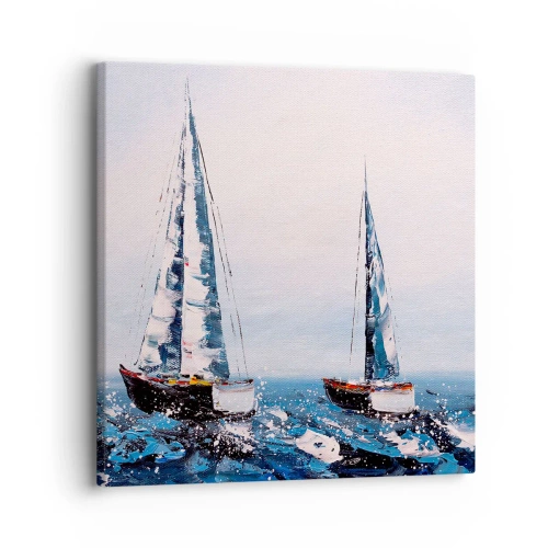 Cuadro sobre lienzo - Impresión de Imagen - Hermandad del viento - 30x30 cm