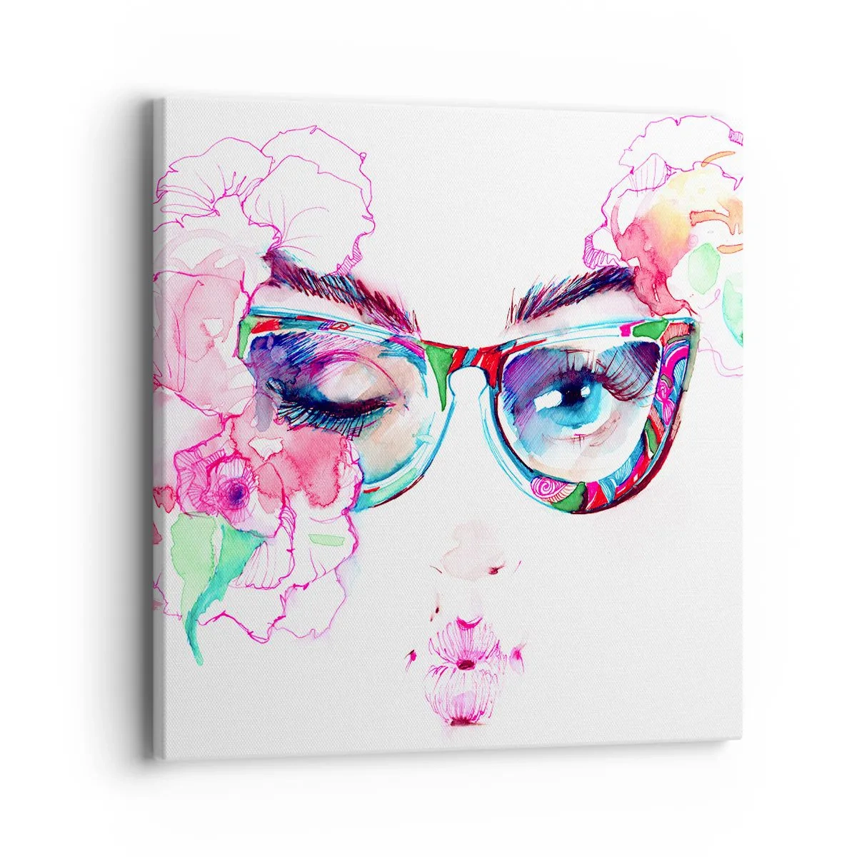 Cuadro sobre lienzo - Impresión de Imagen - Una promesa tentadora - 40x40 cm