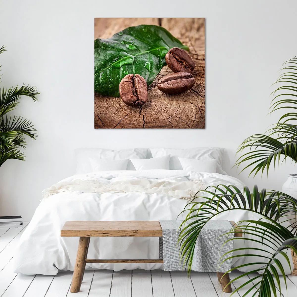 Cuadro sobre lienzo - Impresión de Imagen - El auténtico y negro - 70x70 cm