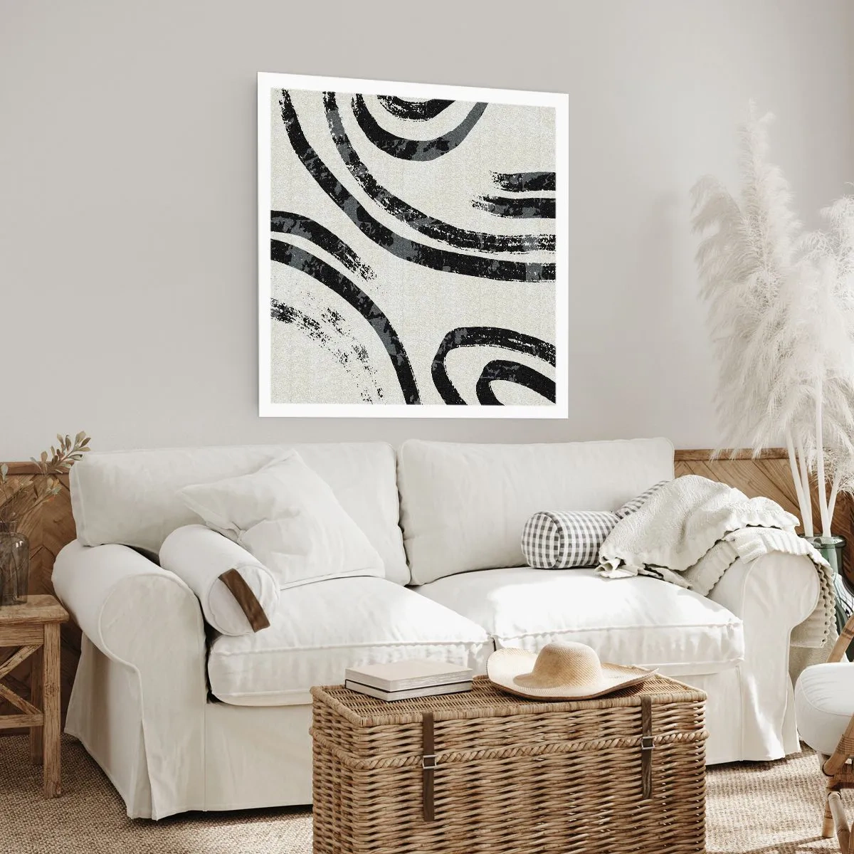 Póster - A medias - 30x30 cm