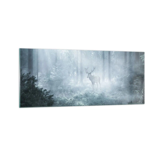 Cuadro sobre vidrio - Impresiones sobre Vidrio - Ronda matutina por la finca - 100x40 cm