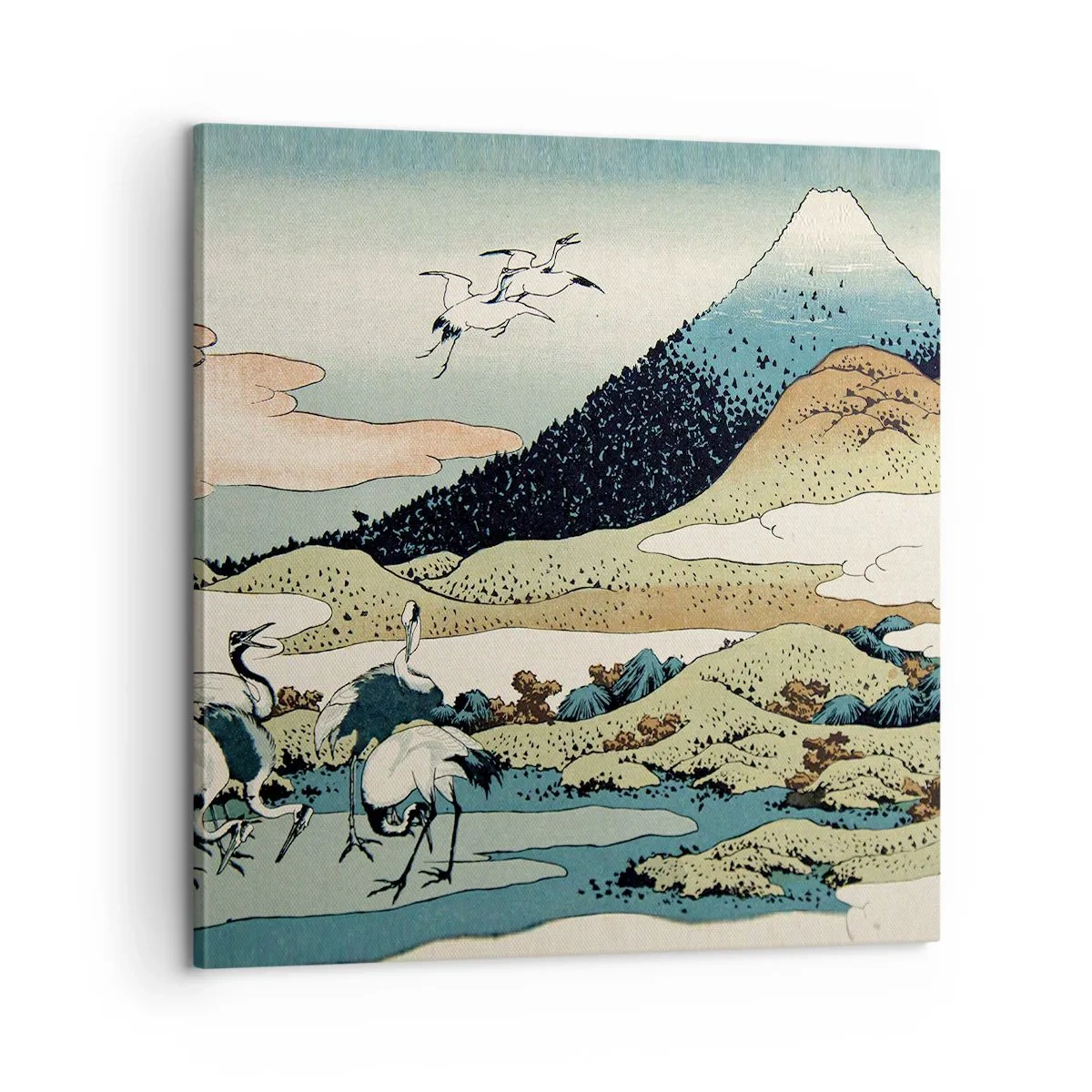 Cuadro sobre lienzo - Impresión de Imagen - Alma japonesa - 60x60 cm