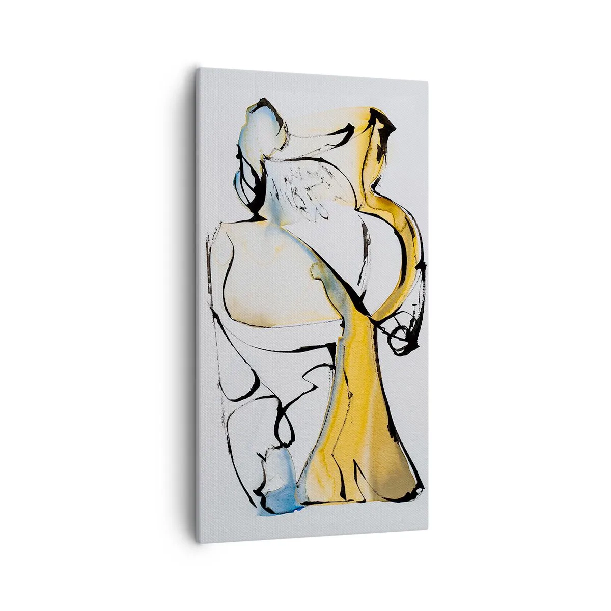 Cuadro sobre lienzo - Impresión de Imagen - Abstracción de cristal - 55x100 cm