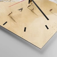 Esfera sin numeración, con rayas