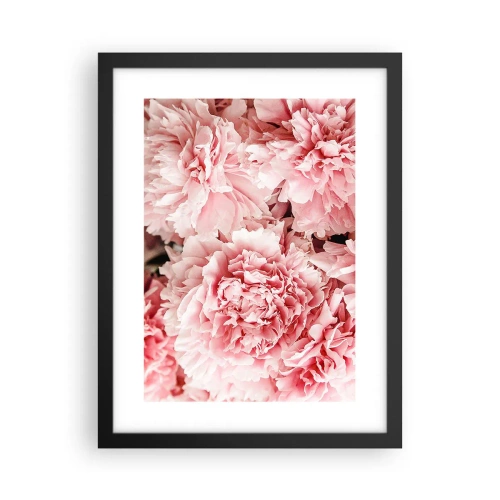 Póster en marco negro - Sueño rosa - 30x40 cm