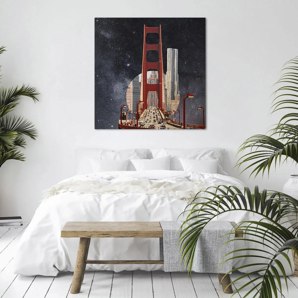 Cuadro sobre lienzo - Impresión de Imagen - Siempre en el centro - 40x40 cm