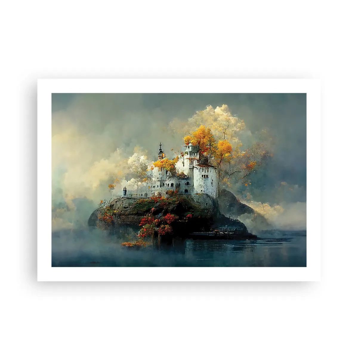 Póster - El comienzo de una historia romántica - 70x50 cm