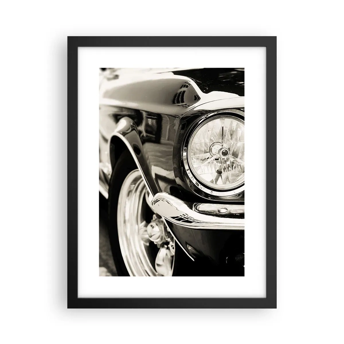 Póster en marco negro - Brillo perdurable - 30x40 cm